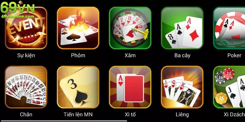 Những siêu phẩm đình đám đáng thử tại game bài 69VN